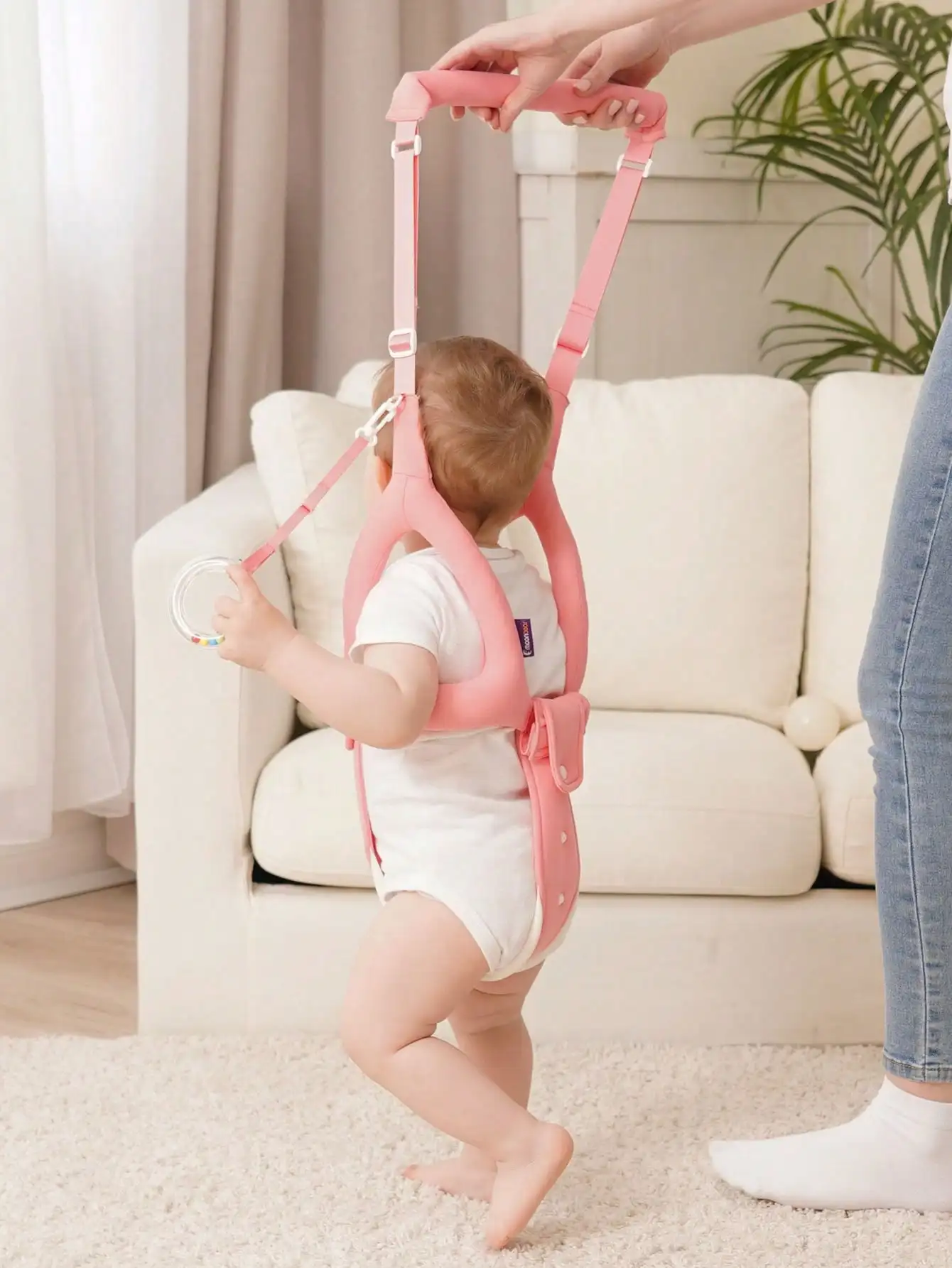 Baby Walking Harness - Handheld Kids Walker Helper - Toddler Infant Walker Harness Assistant Belt - Help Baby Walk