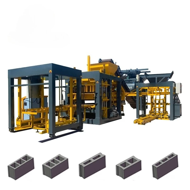 Fully Automatic Industrial Block Forming Equipment With Servo Driven System For Accurate And Consistent Brick Dimension Control