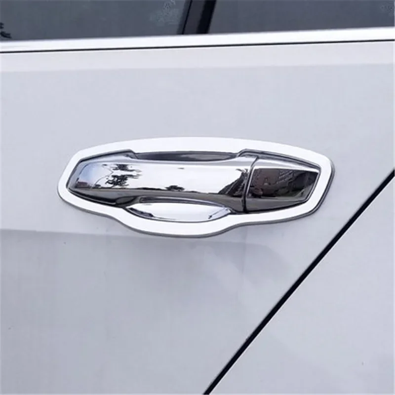 For Volkswagen VW GOLF 7 MK7 2013-2019 Chrome Door Handle Bowl Trim Car Side Door Handle Cover Trim Sticker Styling Accessories