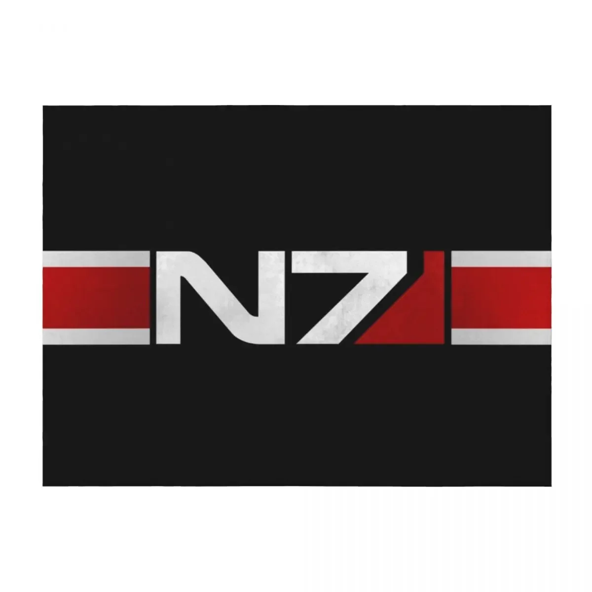 

Mass Effect Horizontal N7 Throw Blanket heavy to sleep decorative Camping Flannels Blankets