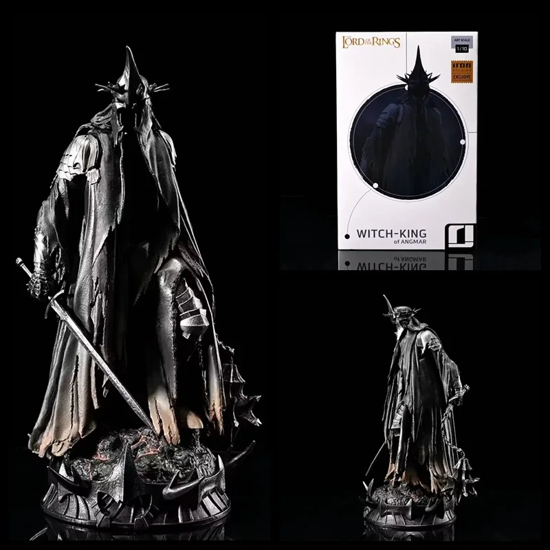 Senhor dos anéis bruxa-rei angmar senhor do nazgul capitão preto edição exclusiva estátua modelo de mesa ornamento presente
