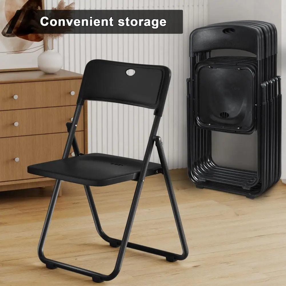 

Folding Living Room Chairs 6 Pack Sturdy Metal Foldable Chair Easy To Use And Storage Outdoor For Home Office Activity Chair