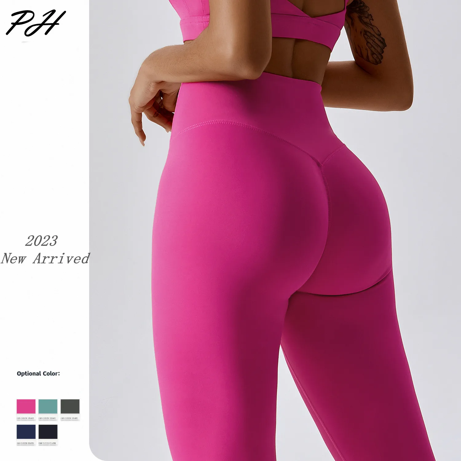 

Nude Tight Yoga Leggings 2023 Women Gym Quick-drying Fitness Trouser Summer High Waist Lifting Hip Cycling Running Sport Shorts