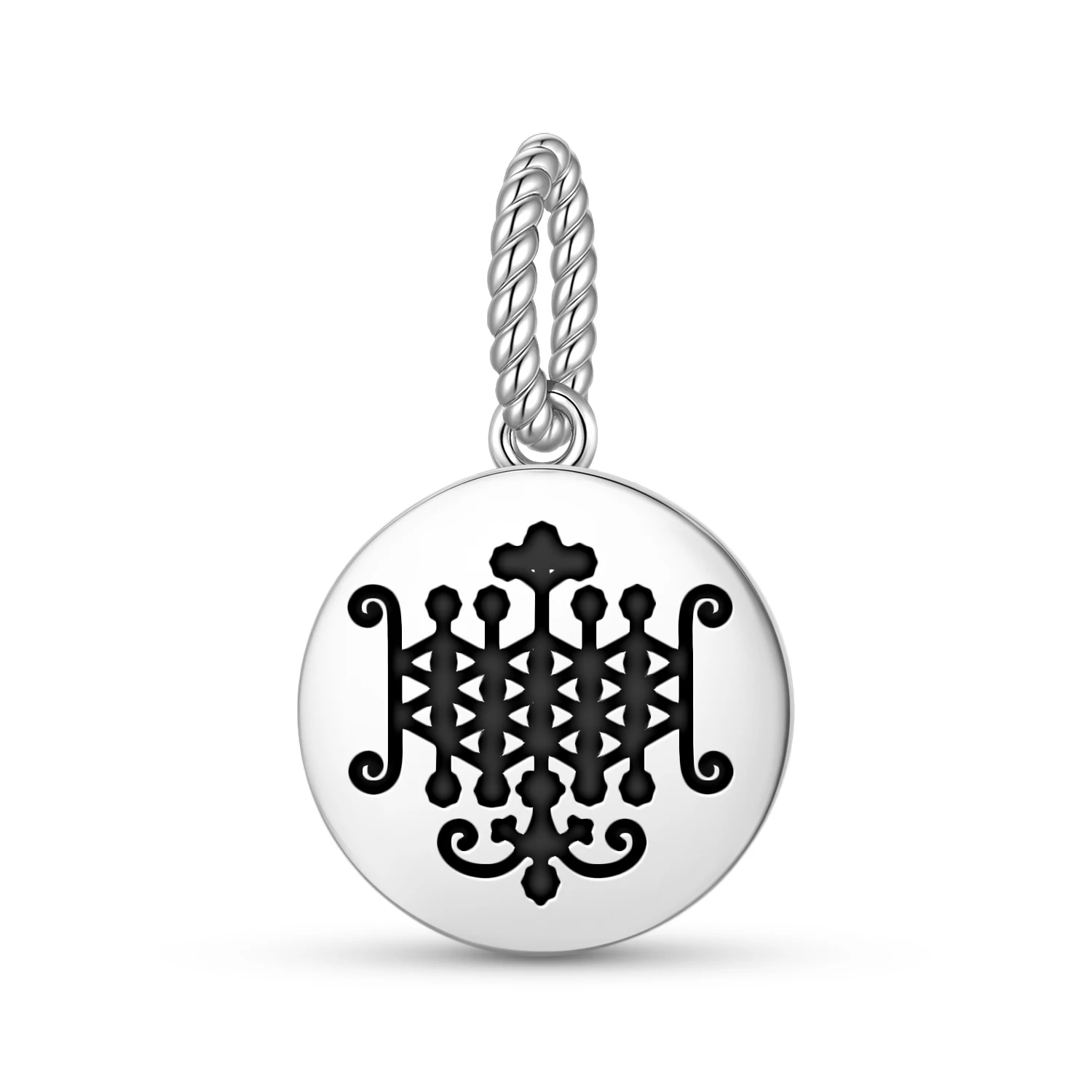 

Подвеска «Огун» из серебра 925 пробы, символ, шарм, бусина для женского браслета, ожерелья, модные украшения