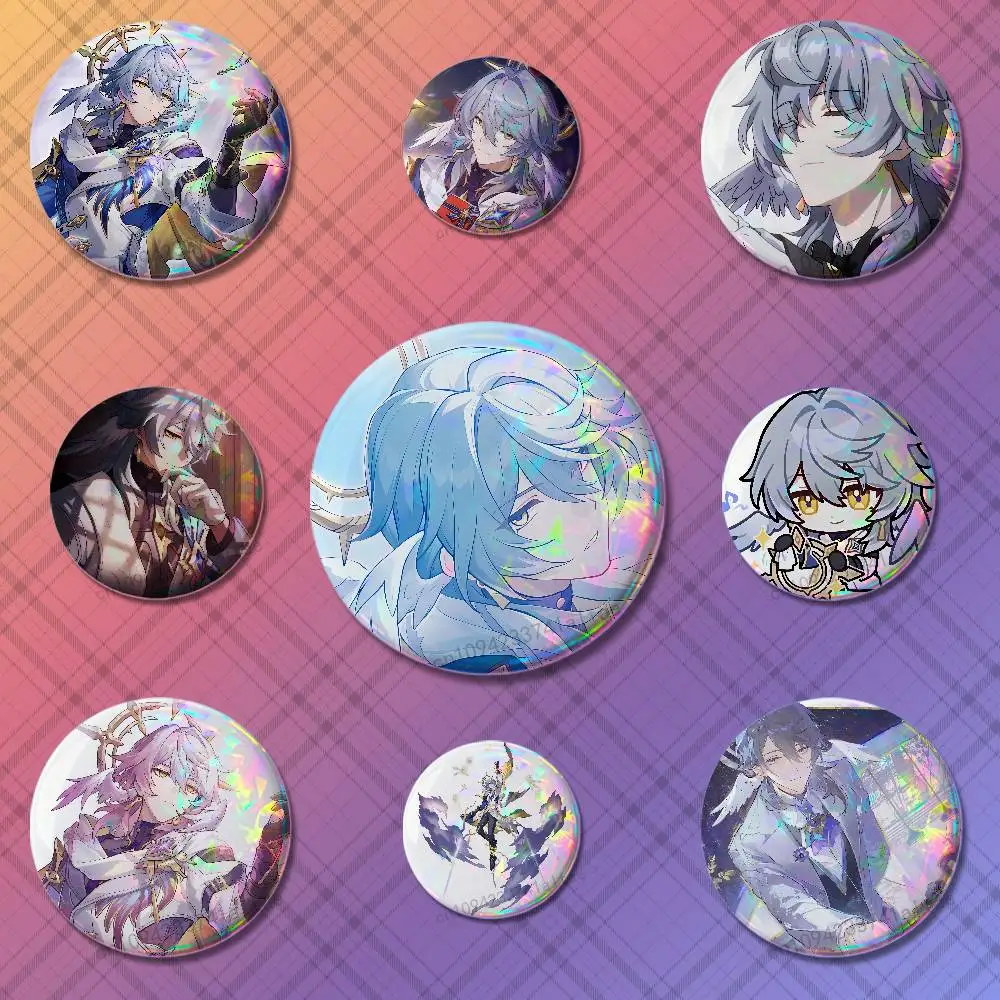 

H-Honkai Star Rail S-Sunday Badges 25mm 32mm 44mm 58mm 75mm Cartoon Brooch Pins Backpack Hat Accessories Lover Gifts