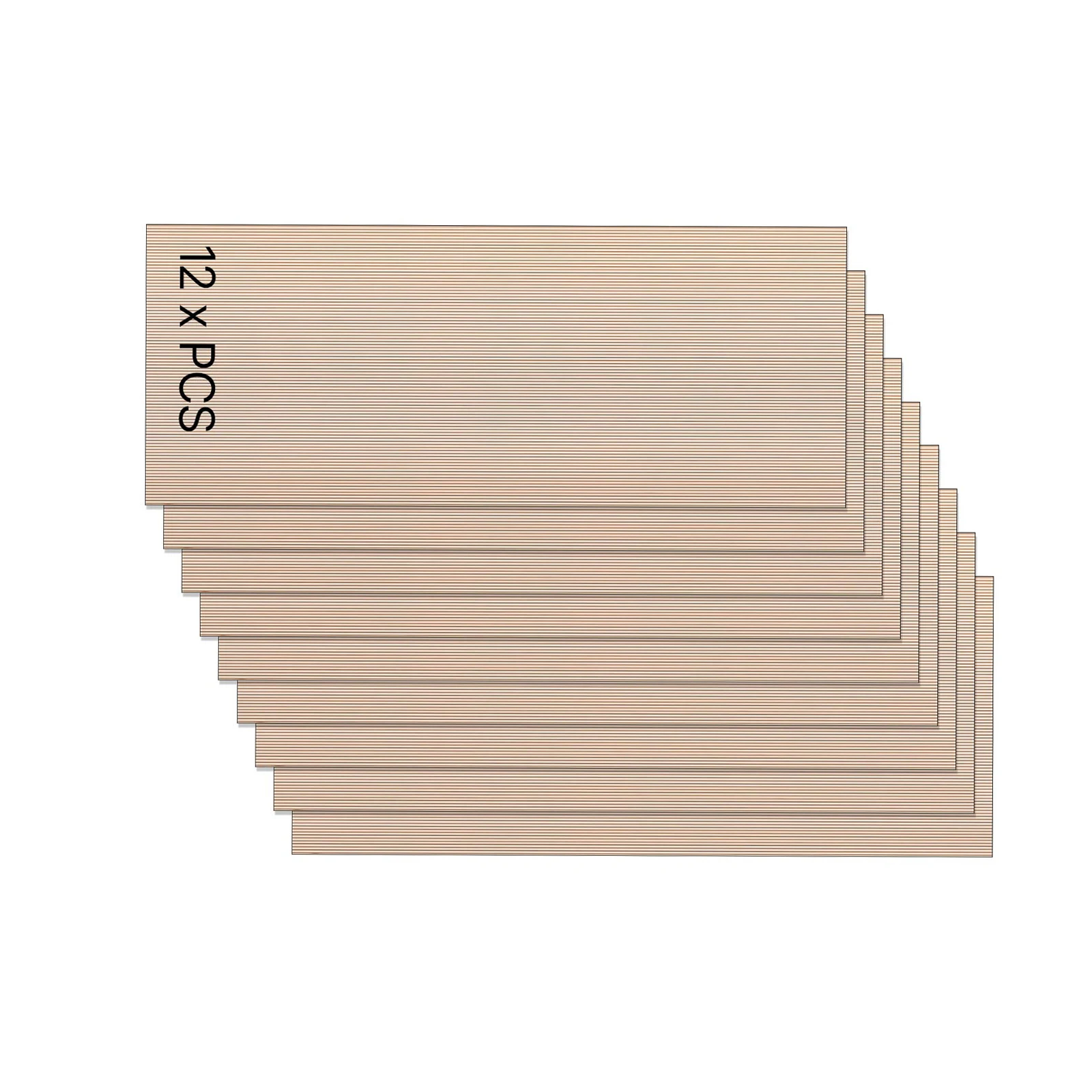 Roof Panels, 12Pcs Polycarbonate Roofing Panels Double Layer, Garden (5' x 2' x 0.24