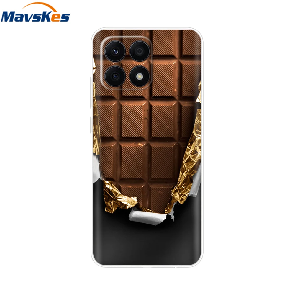 ل الشرف X8a حالة 6.7 ''لينة بولي TPU لطيف الكرتون سيليكون الغطاء الخلفي ل الشرف X8a 4G X 8a 2023 CRT-LX2 CRT-LX3 الحالات الهاتف Fundas