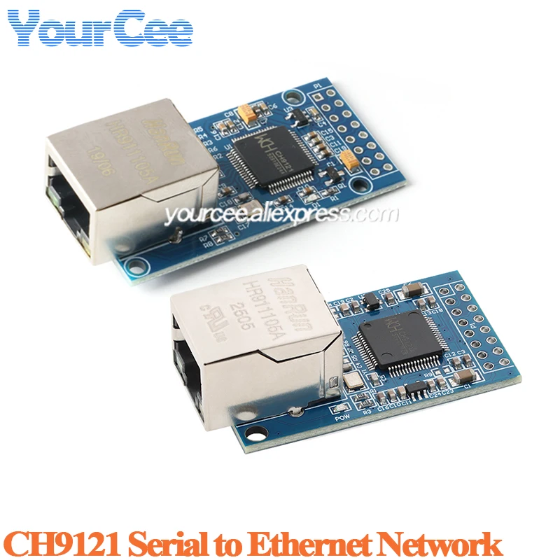 2 szt./1 szt. CH9121 Moduł konwertera szeregowego na sieć Ethernet RJ45 Mikrokontroler Klasy Przemysłowej SCM Sieciowy STM32 UART