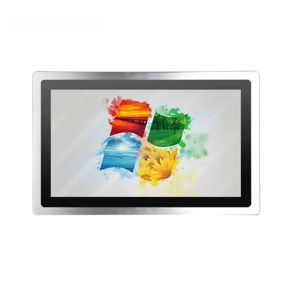 Factory 21.5 Inch Fanless Embedded J1900 I3 I5 I7 Processor Industrial All in One Panel PC Stock Status