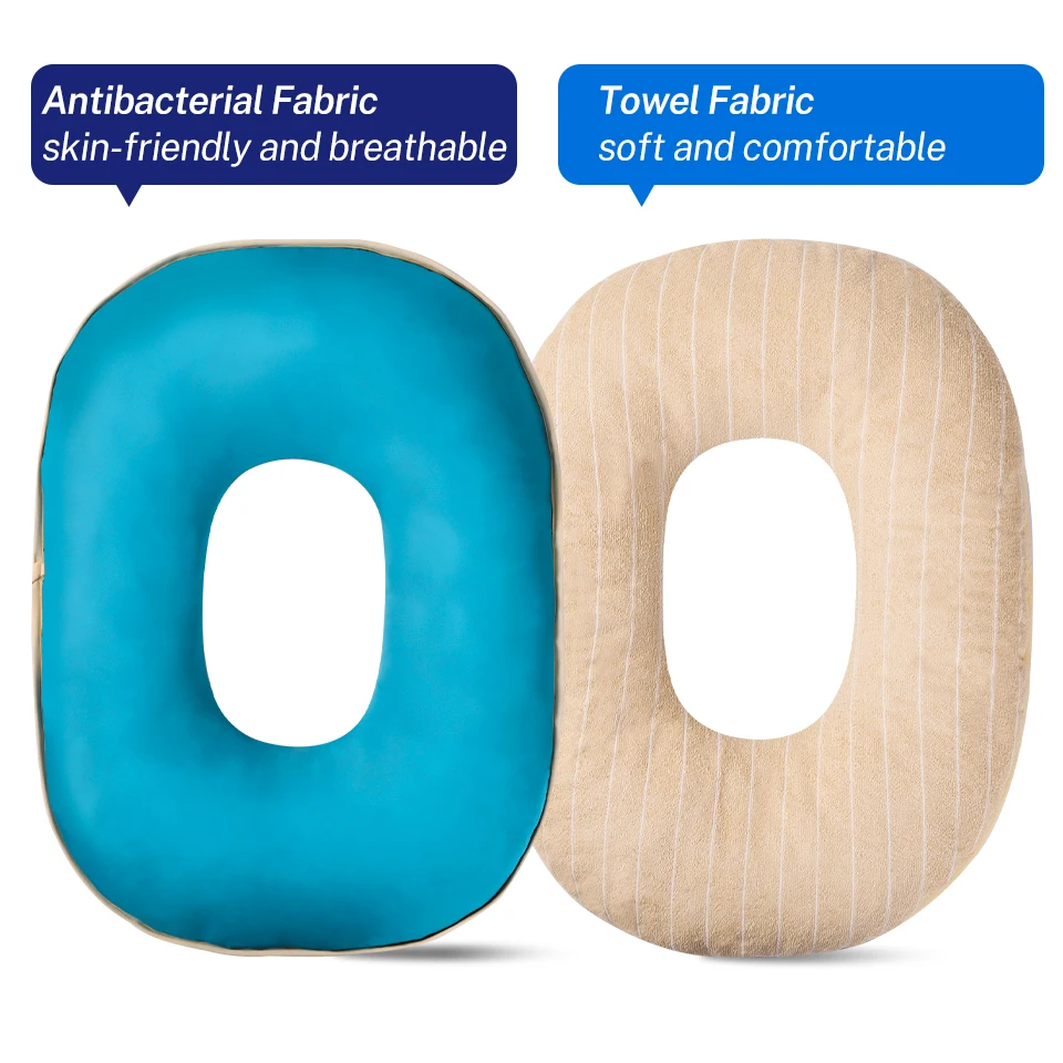 Lefeke Oval Anti-Decubitu Pad Bed Cushion Donut Nursing Bed Sore Pad for Bedridden Elderly Disabled Comfort Breathable for Pain