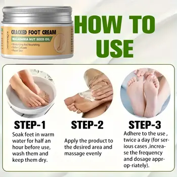 120克 防乾燥皸裂足霜 軟化修復 足跟皸裂 溫和去角質 保濕柔滑 冬季手足護理 8 最佳銷售 足部乾裂霜 - №8