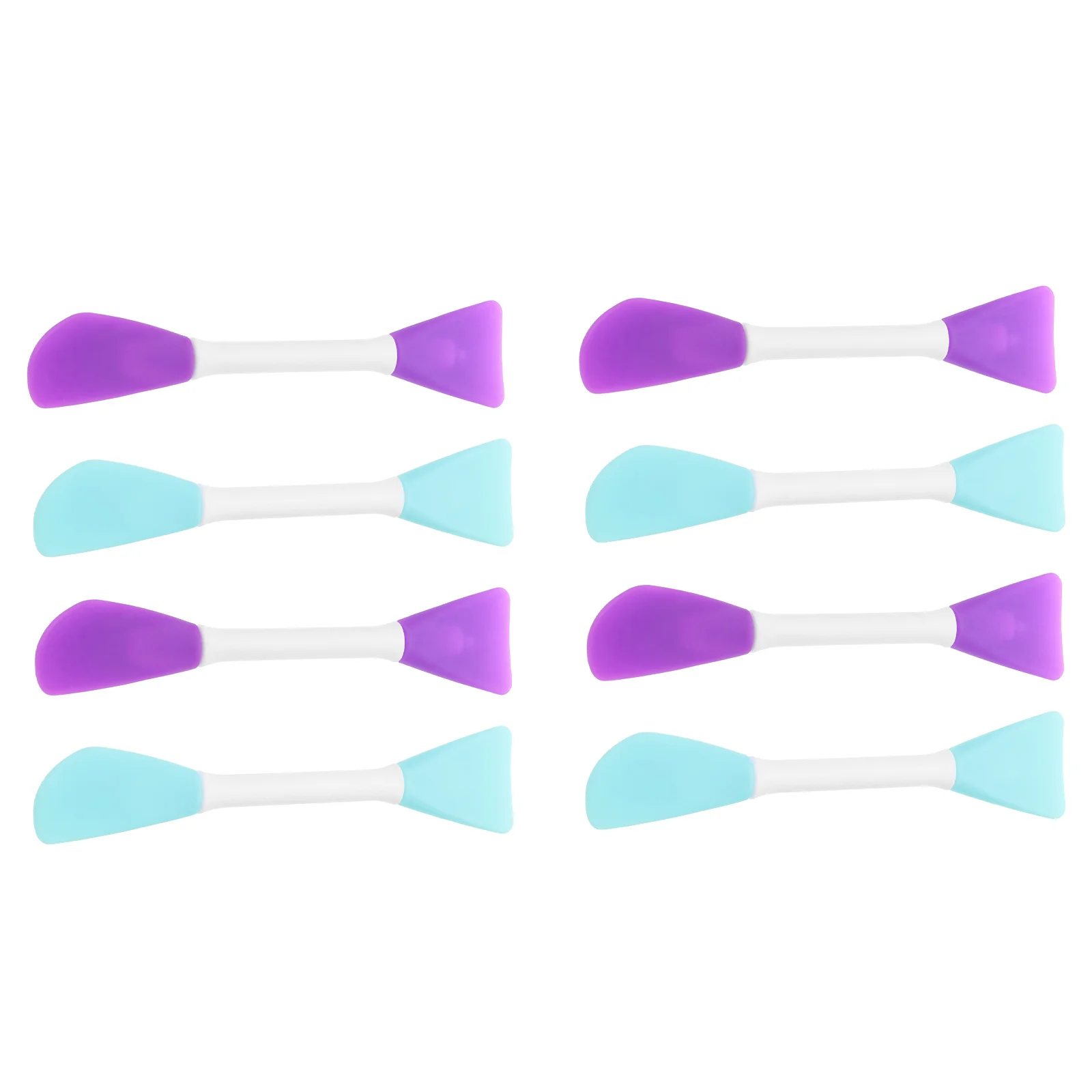 8 Pcs Squeegee Blender Paint Tools Mask Brush Portable Painting Spatula Silica Gel Oil Student