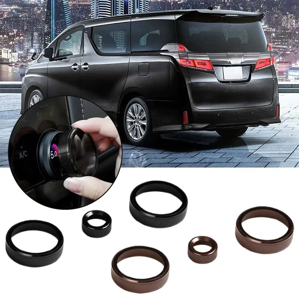 

For Hyundai IONIQ 9 Aluminum Air Conditioner Cover Control Trim Trim Knob Adjust Conditioner Air Accessories Button E5Q0