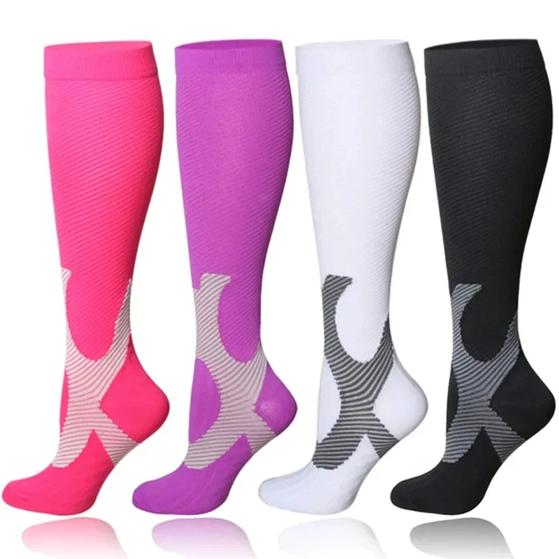 

Compression Socks Football Socks Running Cycling Outdoor Sports Crossfit Flight Travel Pregnancy Diabetes Edema Varicose Socks