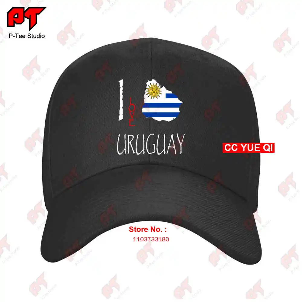 I Love Uruguay Cool Novelty Baseball Caps Truck Cap F5AN