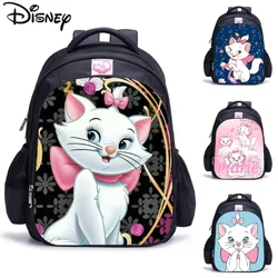 Disney Marie Cat Kawaii plecaki Cartoon The arystokraci duża pojemność torby szkolne dla dzieci do przedszkola śliczny Mini plecak