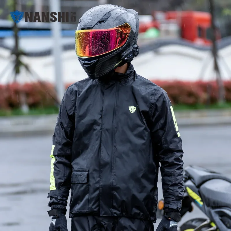 Motorcycle Split Raincoat Rainproof Adult Moto Professional Riding Raincoat Fishing Outdoor Hiking Raincoat for Motorcyclist