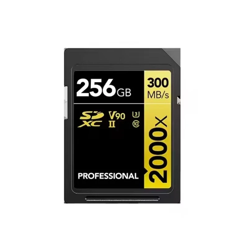 

Профессиональная SD-карта памяти 64 ГБ 256 ГБ 128G 2000X SD-карта 256G U3 8K V90 Class 10 UHS-II Flash SD-карта для камеры