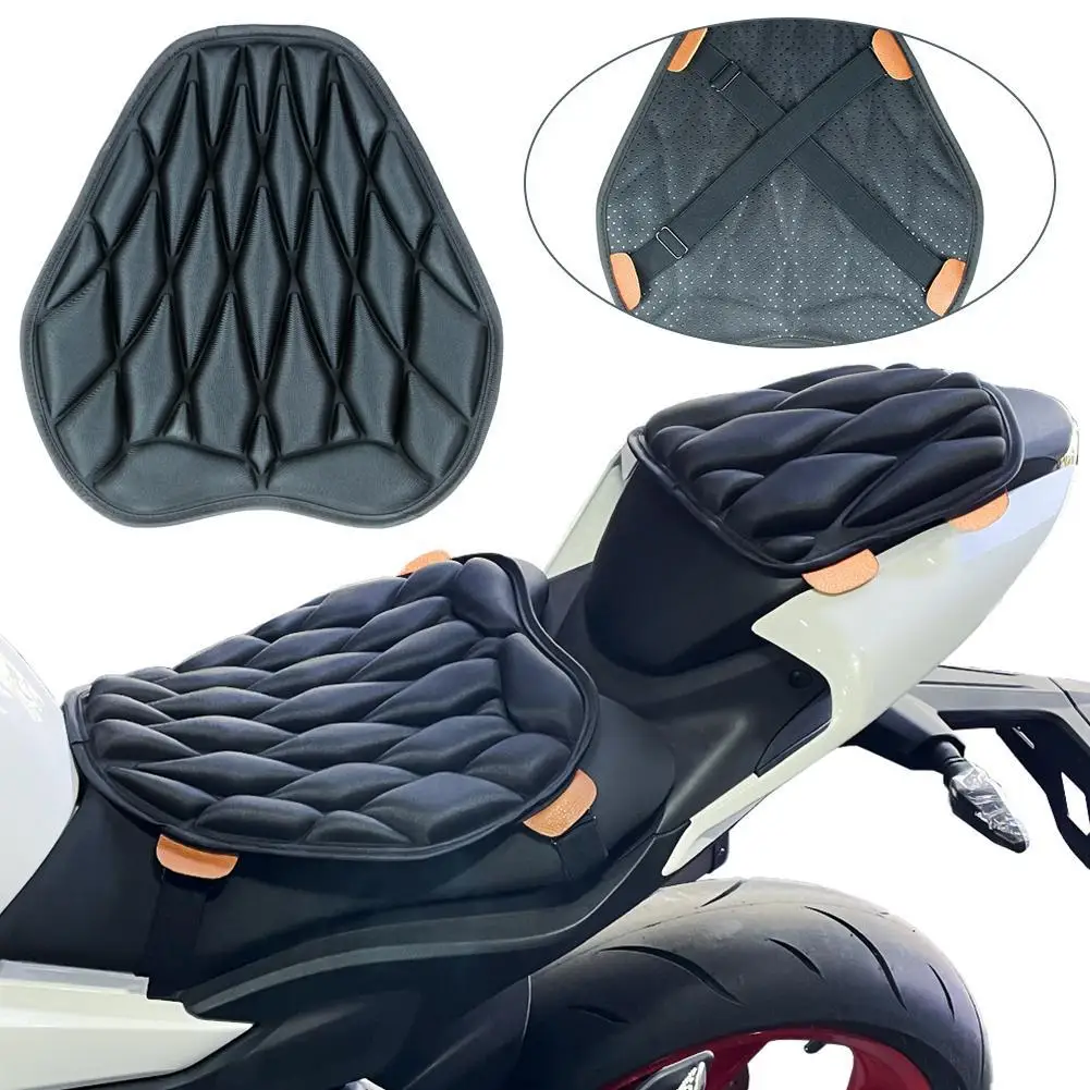Motorcycle Seat Pad 3D Comfort Gel Seat Cover Sunscreen Insulation Waterproof EVA Breathable For Advanced Mountain