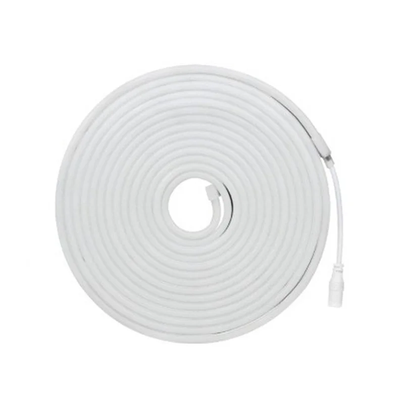 

ABVT-High Brightness Neon Silicone Light Strip 3528 LED 10M Strip Lights For Bedroom Festival Neon Sign DIY Decor US Plug