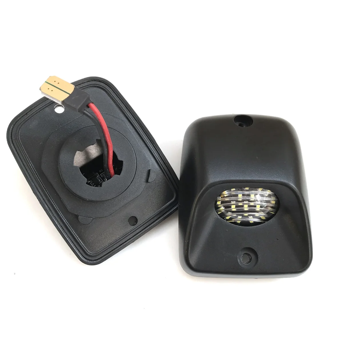 

ABQA-White LED Light Car License Plate Light Auto Tail Number Plate Lamps Assembly for Toyota Tacoma 1995-2004