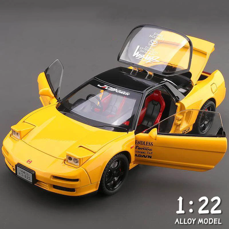 1:22 JDM Honda Acura NSX NA1 Supercar Alloy Car Model Dźwięk i światło Odciągnij Zabawka dla dzieci Kolekcje Prezent urodzinowy