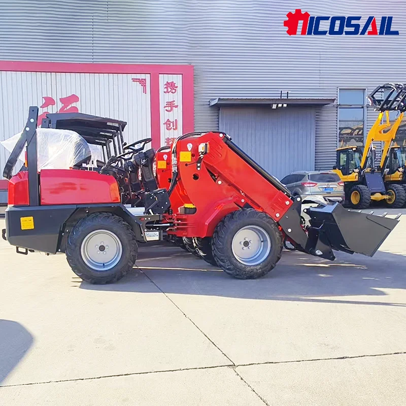 

1000kg Max Boom Load Telescopic Loader, Wear-Resistant for Outdoor Construction & Quarry