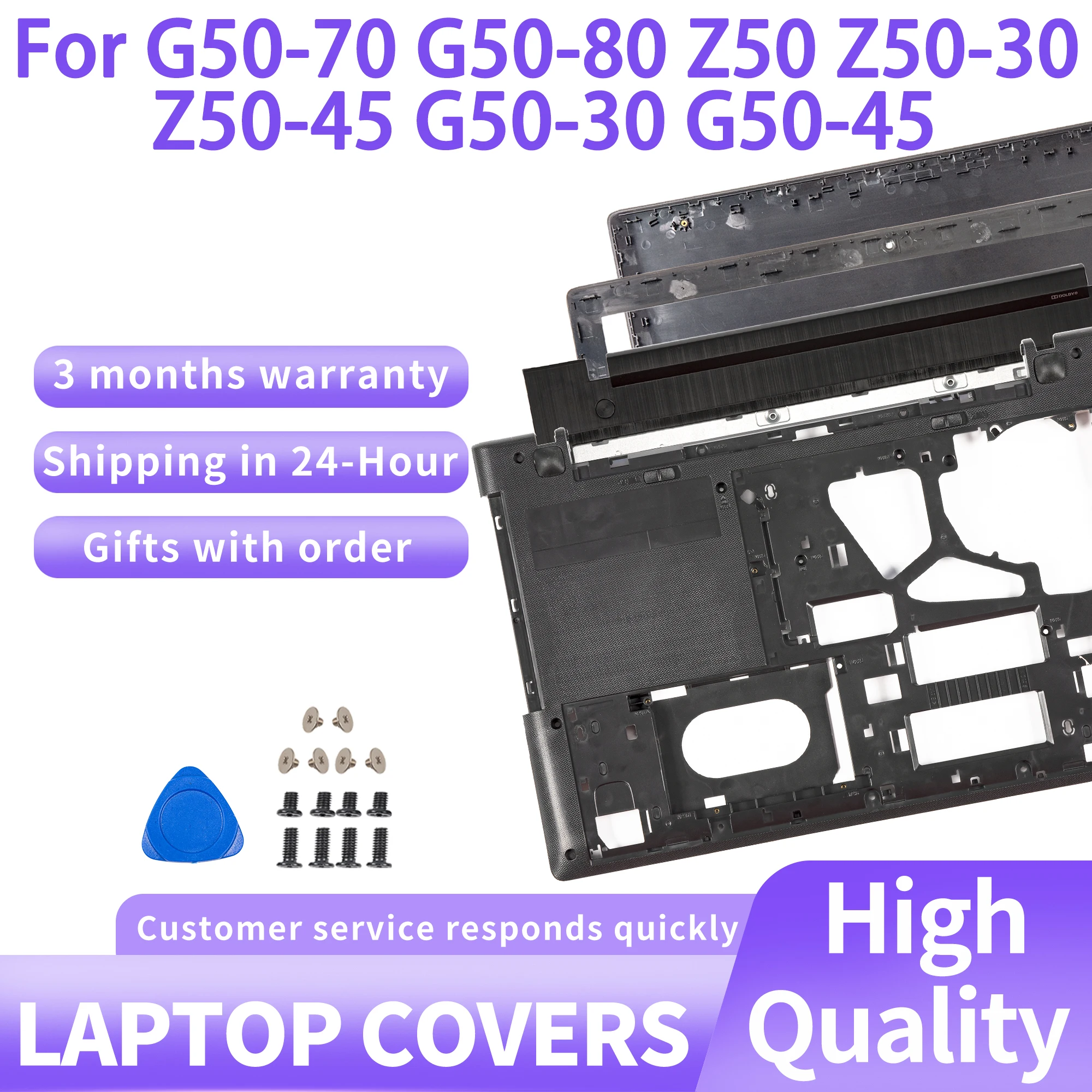 

New Housing For Screen G50-30 G50-45 G50-70 G50-80 Z50-30 Z50-45 Z50-70 Z50-80 LCD Back Cover/Front Bezel/Palmrest Upper/Bottom