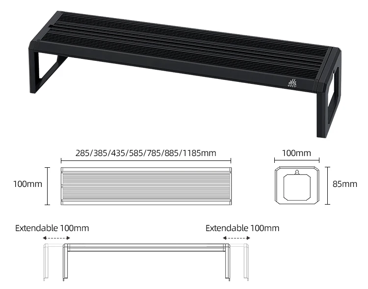WEEK AQUA M Series Water Grass Lamp Straddle Headlight Panel Button Version APP Timing Dimming RGB-UV LED LAMP
