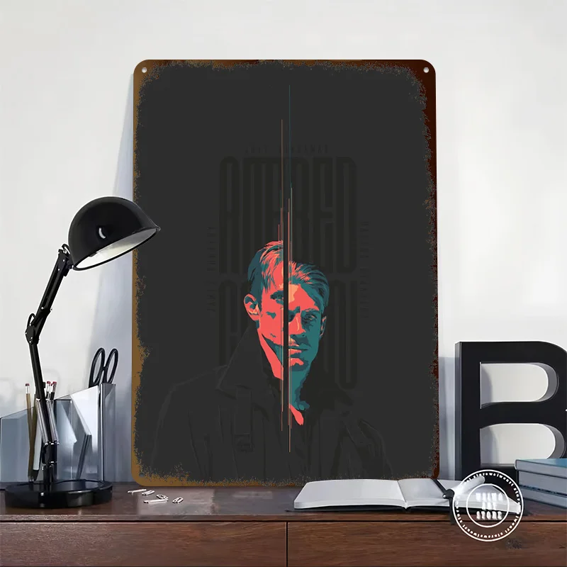 Altered Carbon Tinplate Poster Custom Wall Art Vintage Metal Signs Retro Tin Plaque for Interior Decoration Living Room House
