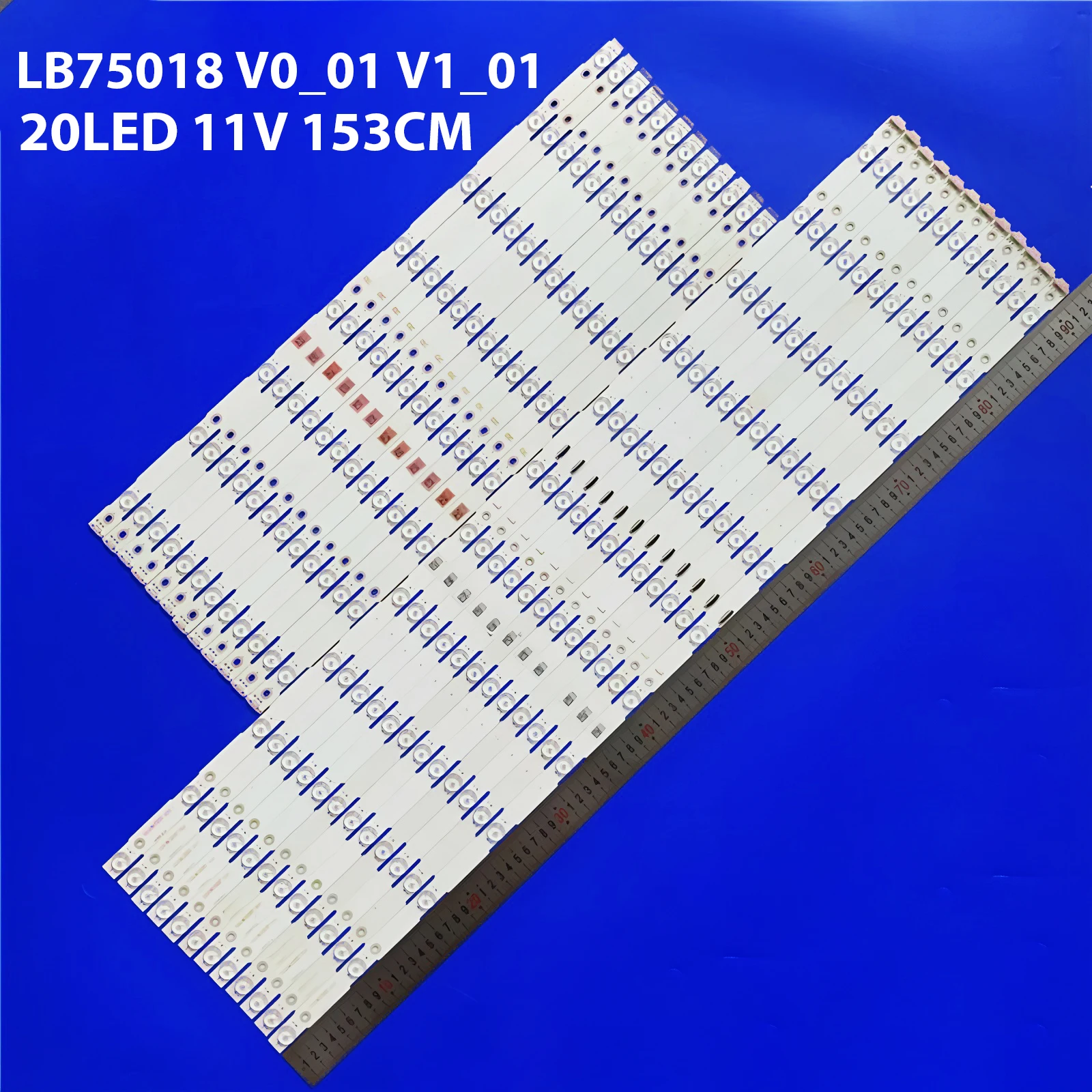 

Новая светодиодная лента для подсветки (24) для SONY LB75018 V0_01 V1_01 XBR-75X900 XBR-75X950G MBL-75030DB20AV0L 75030DB20AV0R XBR-75X900F