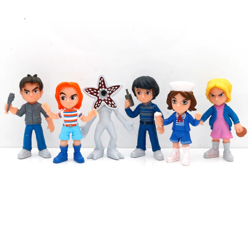Figura de película mágica de Anime 6 en 1, Mini juguete coleccionable, figuras periféricas de acción, modelo de Pvc, muñeca decorativa, regalo de cumpleaños y Navidad para niños