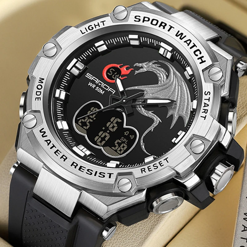 

2023 Top Brand Fashion Watch Men Led Digital Watch G Outdoor Professional Waterproof Military Sports Watch Relojes Hombre
