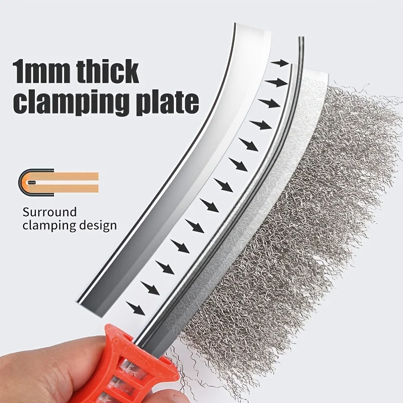 Steel Wire Wheel Polishing Steel Wire Brush/ Abrasive Roller Brush for Wood Metal De-rusting remove Grinding Polishing