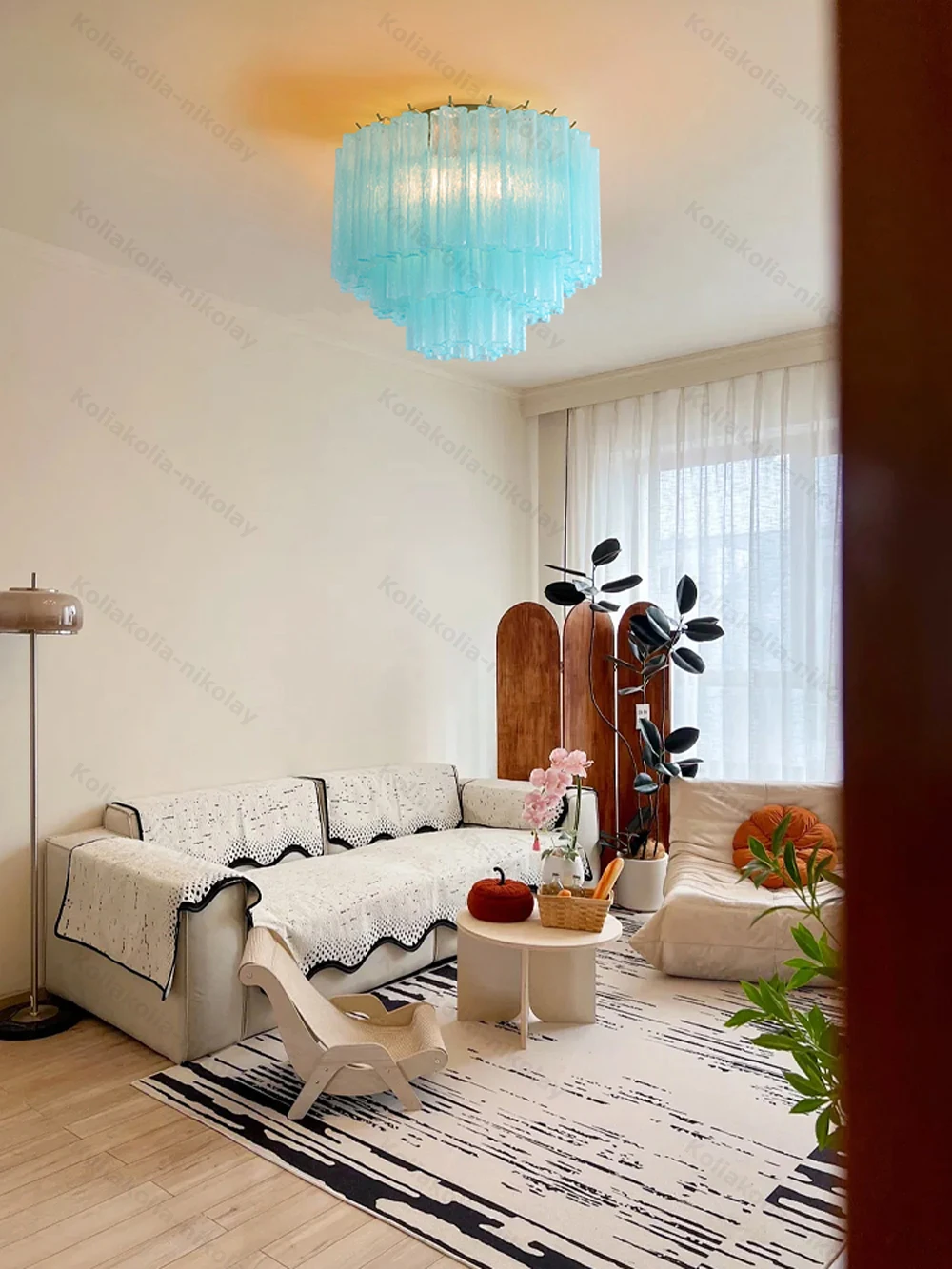 

Французский дизайн, стеклянная художественная светодиодная потолочная люстра из нержавеющей стали, подвесные светильники, подвесной светильник, лампа для фойе, столовой