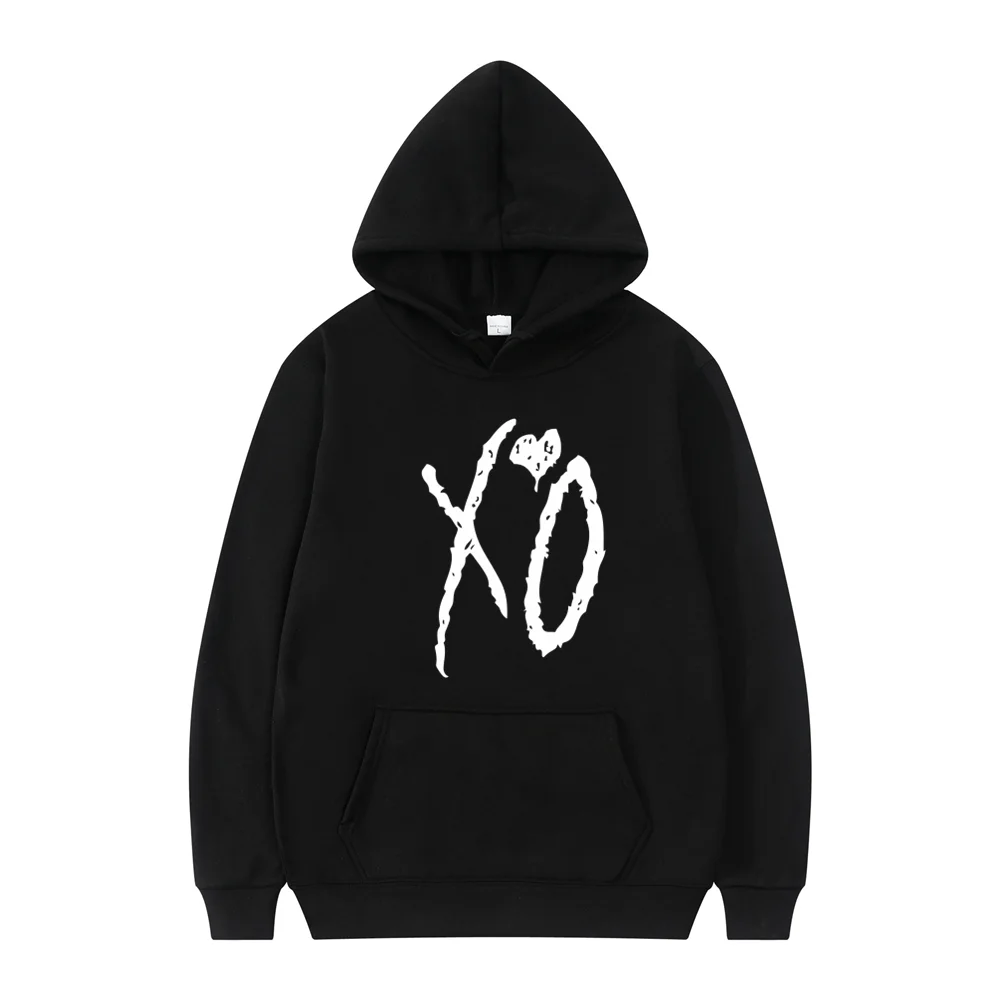 XO The Weeknd Sweatshirt Men Women Hoodies Fashion Winter Autumn XO Pullover Streetwear Man Clothes