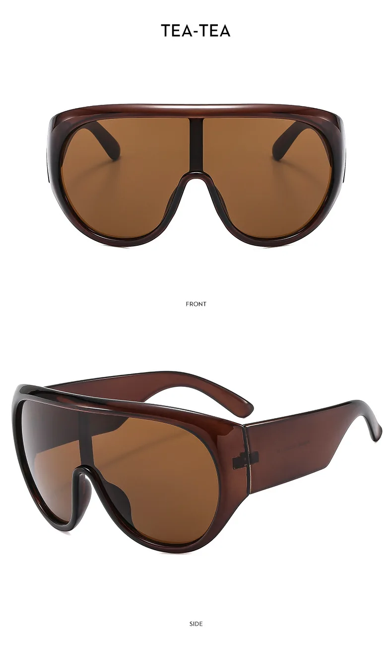 Neue Sport-Sonnenbrille mit übergroßem Rahmen, trendige personalisierte Sonnenbrille für Männer und Frauen, Outdoor-Radsport-Sonnenschutz-Sonnenbrille – Detail 14