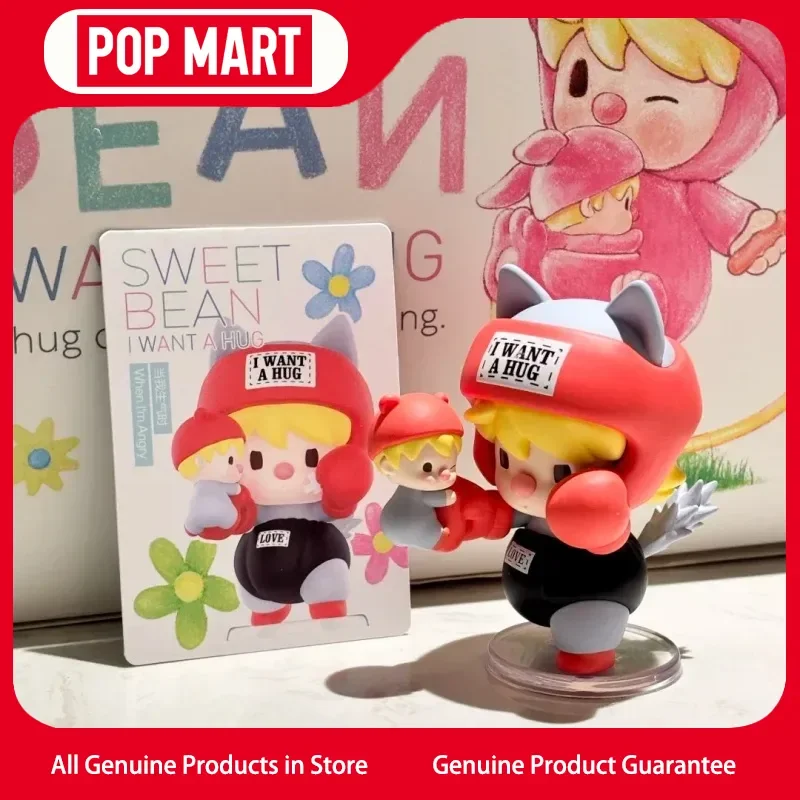 

Genuine Popmart Little Sweet Bean Hugs Of Love Series Figurine Blind Box Toy Gift Mysterious Box Ornaments Figure Surprise Box