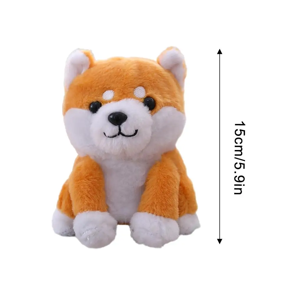 Electric Cute Fluffy Shiba Inu Dog Plush Toy Adorbale Stuffed Animals Puppy Plushies Doll Kawaii Soft Kids Toys For Girls Boys