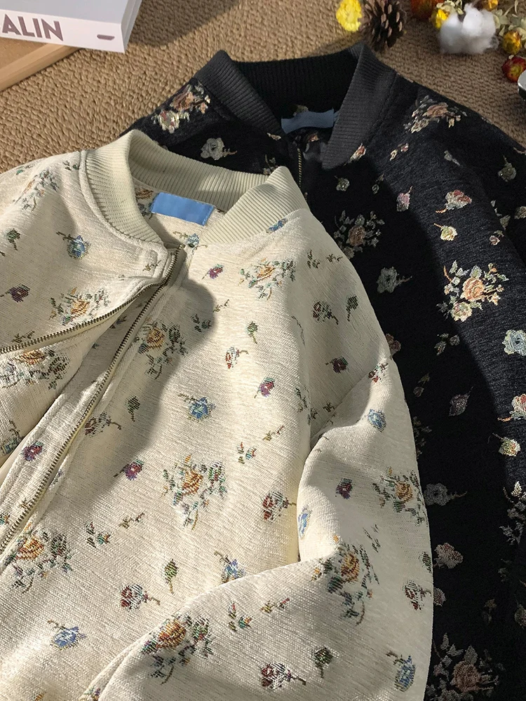 

Винтажная бейсбольная куртка мужская демисезонная в стиле пилот, модная, в американском уличном стиле, для пар, из полиэстера и нейлона.