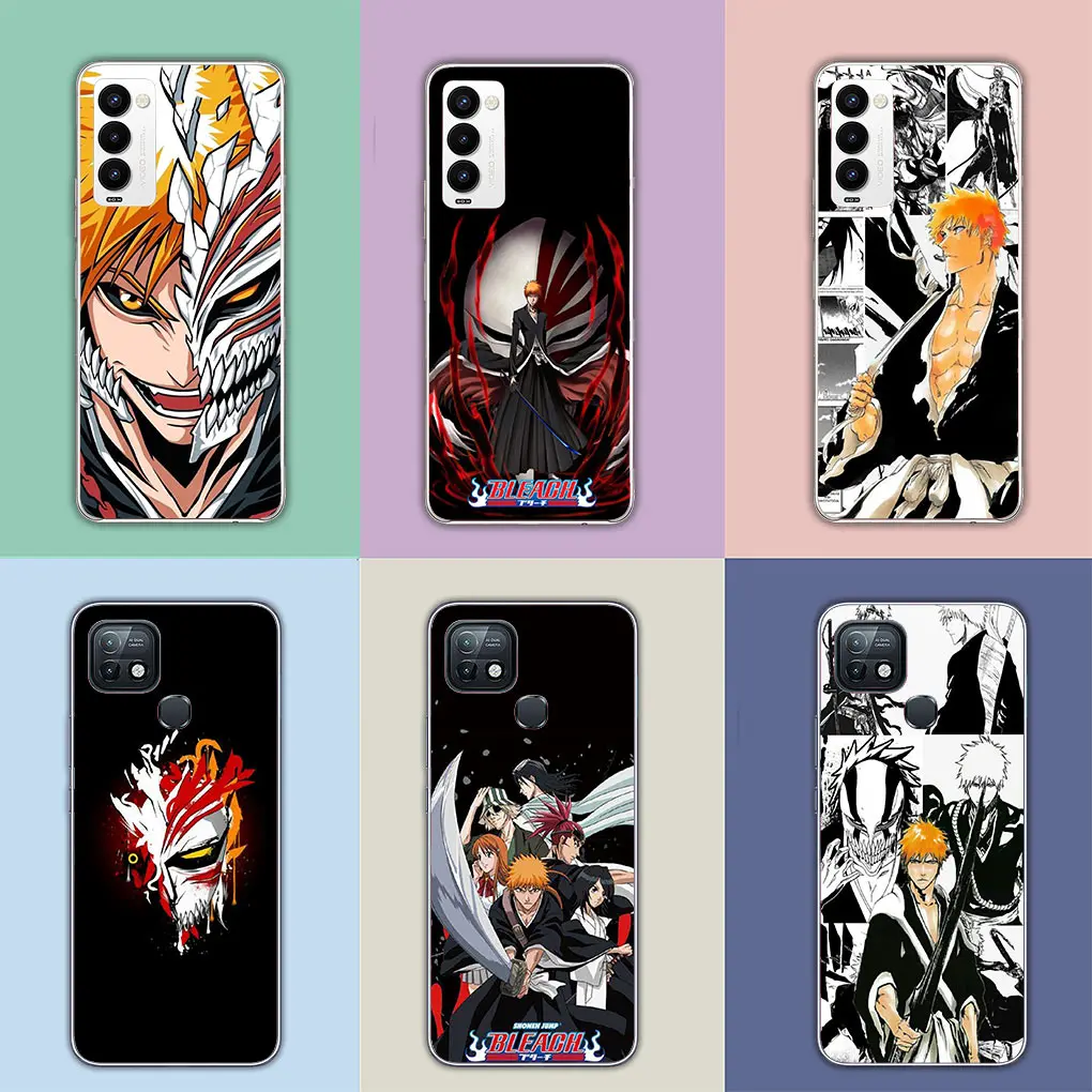 Bleach Shinsui Kurosaki Ichigo Phone Casing for Motorola Moto G62 G72 G82 G84 G13 G14 G53 G54 Edge 40 neo Pro G23 Cover Case