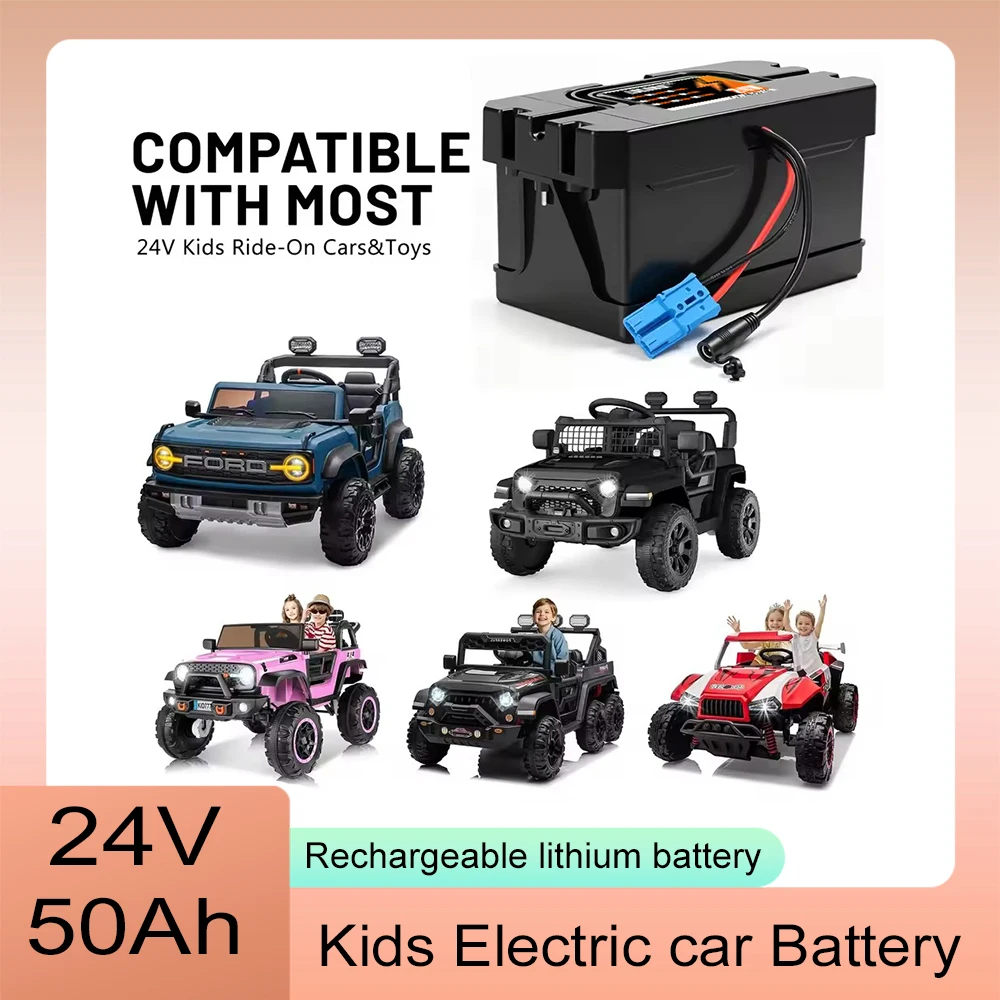 

Toy car 18650 lithium battery 24V 50AH with built-in BMS system air transportation suitable for 24V children's equipment