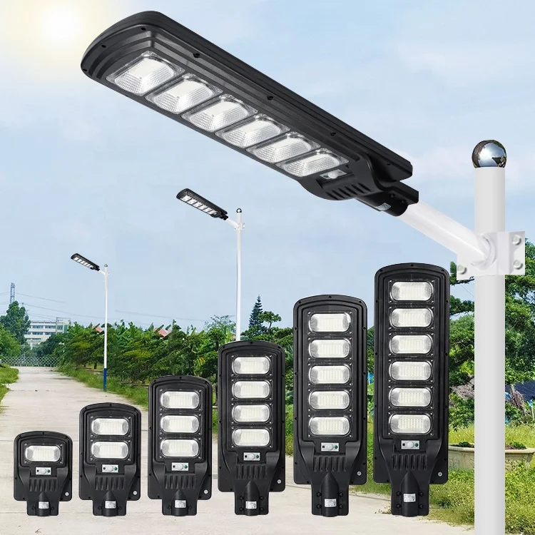 

StreetLight Waterproof Ip65 Outdoor Solar Led Light 50w 100w 150w 200w 250w 300w Integrated All in One Led Solar Street Light