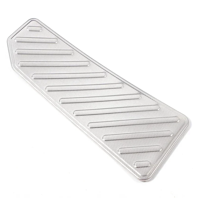 

1Pcs Stainless Steel SilverFor Toyota Land Cruiser Prado 250 LC250 2024-2026 Car Anti-Slip Footrest Foot Pedal Cover Accessorie