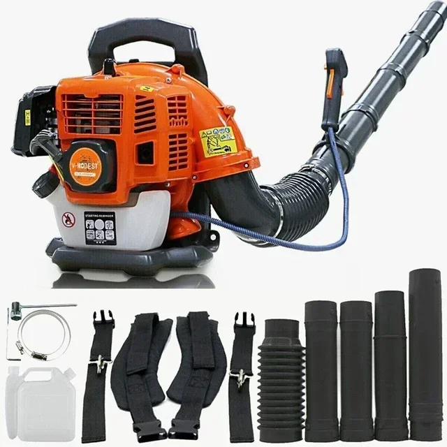 

43CC Gasoline Backpack Leaf Blower 2-Stroke 550 CFM 1.7HP Gas Petrol Snow Blower