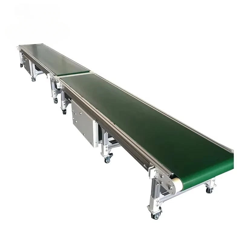 Belt Conveyors Are Used in Mobile Assembly Production Lines for Logistics, Which Can Transport Various Materials