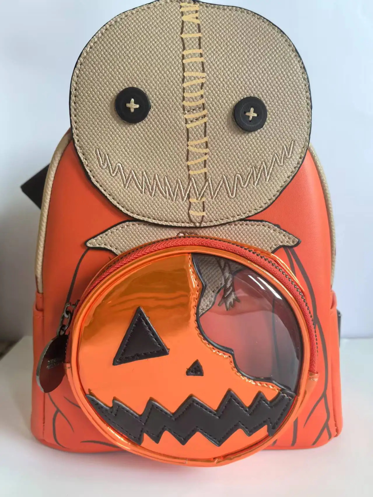 

Disney Loungefly Pain Bag Backpack Halloween Pumpkin Mini Fashion Casual Backpack Outing Bag Birthday Gift