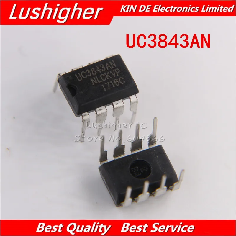 20PCS UC3843 DIP8 UC3843A DIP UC3843AN New Original IC