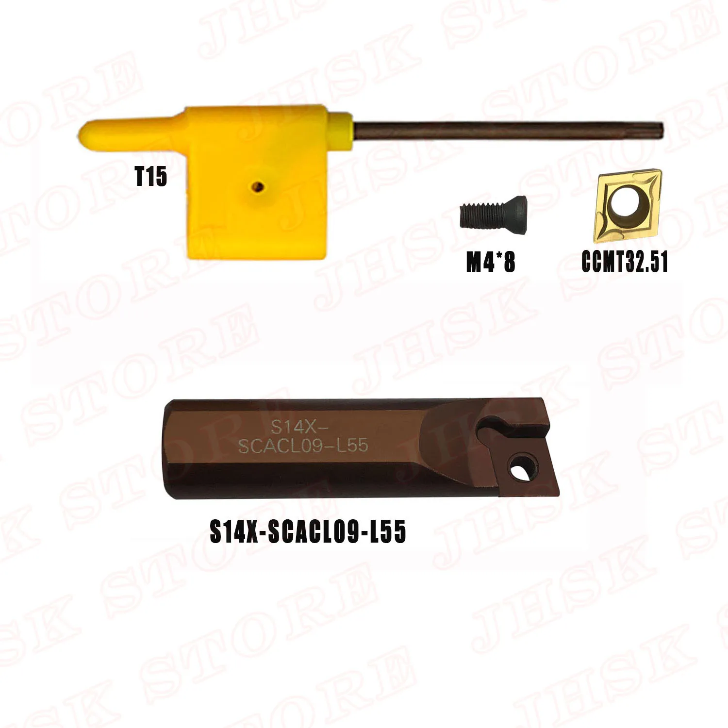 SCACL09 insert SCACL09 incert 1/2 Metal lather Turning Tool holder boring bar with  CCMT09T304 Carbide Turning insert