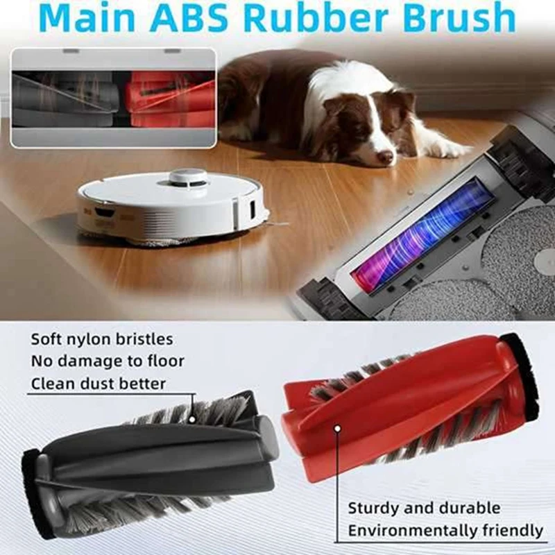 A74G-para Roborock Qrevo Curv/P20 Pro accesorios de vacío piezas de repuesto cepillo principal filtro de Cepillo Lateral bolsa de polvo paño de mopa